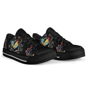 Chicken Chaos Colors Low Top Shoes, Low…