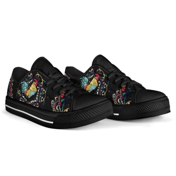 Chicken Chaos Colors Low Top Shoes, Low Tops, Low Top Sneakers