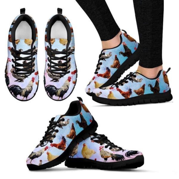 Chicken Lovers Women’s Sneakers (Black), Designer Sneakers, Best Running Shoes