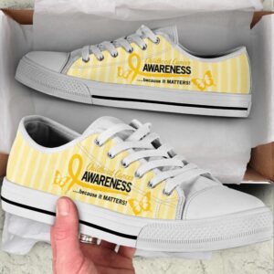 Childhood Cancer Shoes Because It Matters Low Top Shoes Canvas Shoes Low Top Designer Shoes Low Top Sneakers 2 cw3shf.jpg