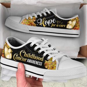 Childhood Cancer Shoes Hope For A Cure Low Top Shoes Canvas Shoes Low Top Designer Shoes Low Top Sneakers 2 eueg1q.jpg
