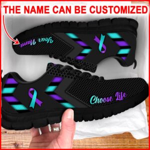Choose Life Pattern Shoes Simplify Style Sneakers Walking Shoes Personalized Custom Best Shoes For Men And Women Designer Sneakers Best Running Shoes 3 de0l5l.jpg