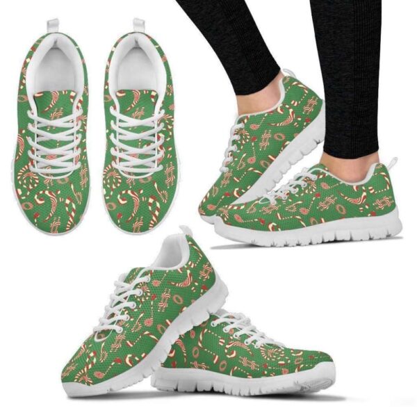 Chrismtas Candy Music Women’s Sneakers Walking Running Lightweight Casual Shoes, Designer Sneakers, Best Running Shoes