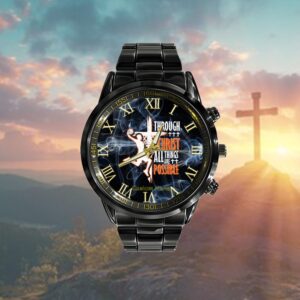 Christian Basketball Jesus Christ Basketball Religious Funny Watch, Christian Watch, Religious Watches, Jesus Watch