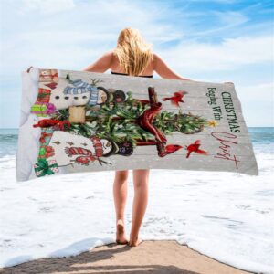 Christian Christmas Christmas Begins With Christ Beach Towel Christian Beach Towel Summer Towels 2 vxriwi.jpg