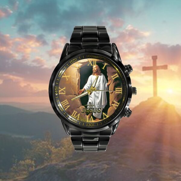 Clock Dial Jesus Watch, Christian Watch, Religious Watches, Jesus Watch