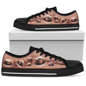 Coffee Lover Low Top Shoes, Low Top…