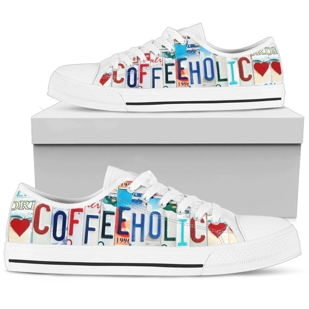 Coffeeholic Women’s Sneakers Low Top Shoes Coffee Lover, Low Top Designer Shoes, Low Top Sneakers Coffeeholic Women’s Sneakers Low Top Shoes Coffee Lover, Low Top Designer Shoes, Low Top Sneakers