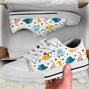 Color Repeating Pattern With Dinosaurs Low Top…