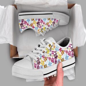 Colorful Owl Low Top Shoes, Low Tops,…