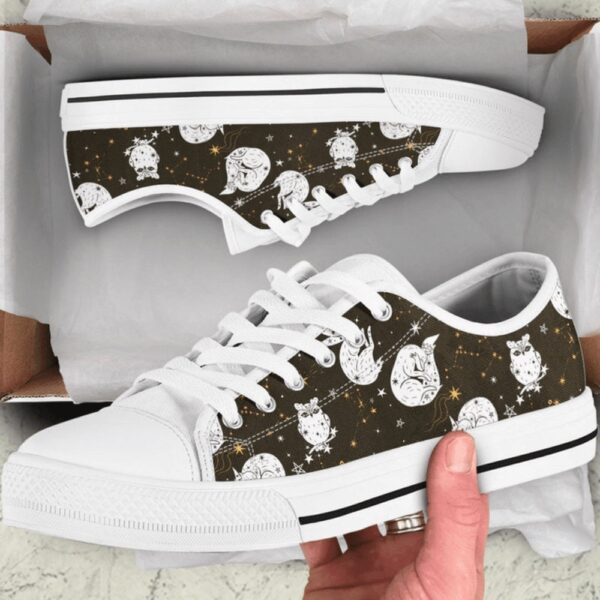 Constellation Owls Low Top Shoes, Low Tops, Low Top Sneakers