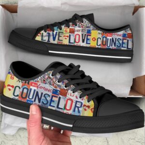 Counselor Live Love Counsel License Plates Low Top Shoes Malalan Low Top Designer Shoes Low Top Sneakers 2 tdaz3k.jpg