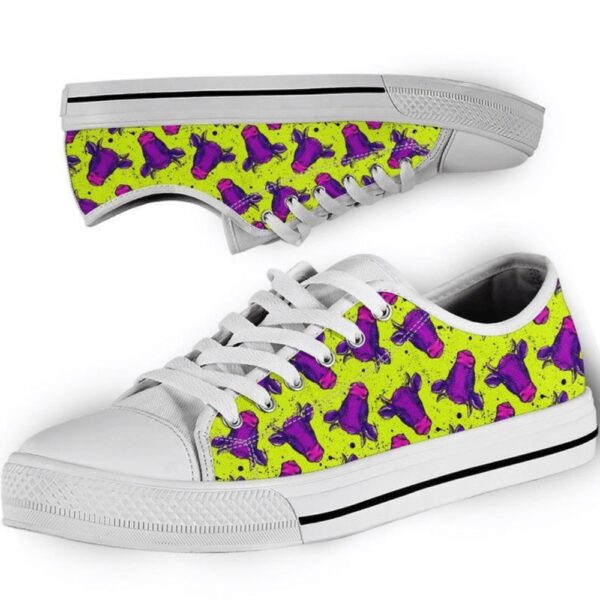 Cow Lovers Pattern Low Top Shoes, Low Tops, Low Top Sneakers