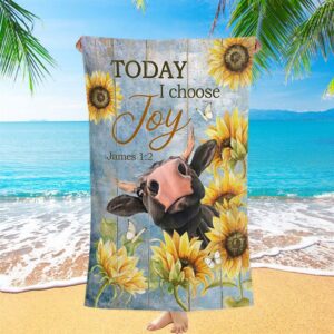 Cow Sunflower Frame Blue Sky, Today I…