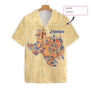 Cream Paisley Pattern Texas Vintage Custom Hawaiian Shirt Texas Hawaii Shirt Texas Shirt 3 h49qx4.jpg
