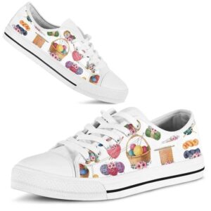 Crochet Hobby Flower Watercolor Low Top Shoes Low Top Designer Shoes Low Top Sneakers 2 a1zuqx.jpg