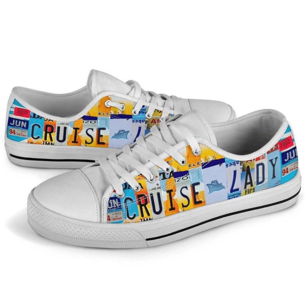 Cruise Lady Low Top Shoes, Low Top Designer Shoes, Low Top Sneakers