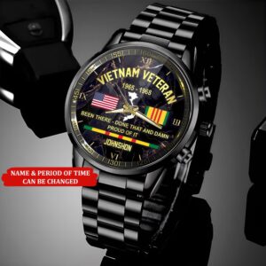 Custom Name Time Done That And Damn Proud Of It Vietnam Veteran Watch Watch Military Men Military Watch Fathers Watches 3 mslfr8.jpg