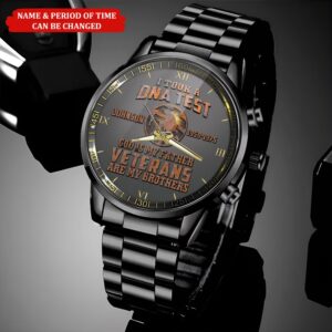 Custom Name Time I Took A DNA Test Veteran Business Watch Watch Military Men Military Watch Fathers Watches 3 lcowv2.jpg
