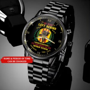 Custom Name Time No Man Left Behind Vietnam Veteran Business Watch Watch Military Men Military Watch Fathers Watches 3 z2dwyd.jpg