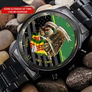 Custom Name Time Pround Vietnam Veteran Watch Watch Military Men Military Watch Fathers Watches 4 g0qxzk.jpg