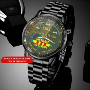 Custom Name Time Vietnam Veteran Business Watch Watch Military Men Military Watch Fathers Watches 3 vvbhkx.jpg