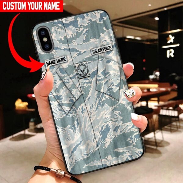 Custom Normal Phone Case United States Air Force TC9 All Over Printed, Military Phone Cases, Air Force Phone Case