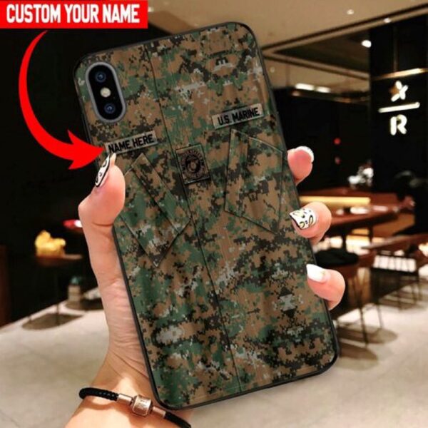 Custom Normal Phone Case United States Marine Corps TC9 All Over Printed, Veteran Phone Case, Military Phone Cases