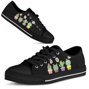 Cute Cactus Hug Me Low Top Shoes,…