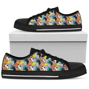Cute Cat Sneakers Purrfect Low Top Shoes…