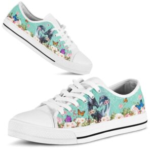 Cute Couple Dragon Love Flower Watercolor Low Top Shoes Low Tops Low Top Sneakers 2 hqoqsq.jpg