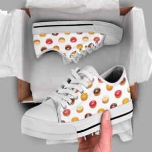Cute Donuts Low Top Shoes, Low Top…
