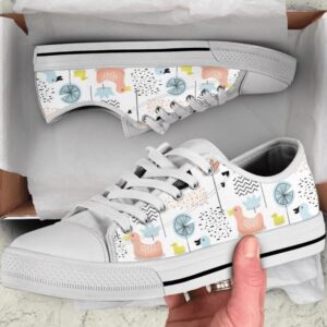 Cute Ducks And Bird Low Top Shoes,…