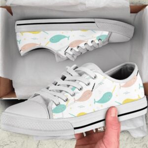 Cute Narwhals Low Top Shoes, Low Top…