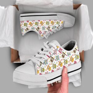 Cute Owl Low Top Shoes, Low Tops,…
