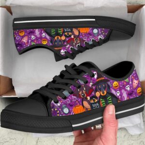 Dachshund Dog Halloween Low Top Shoes Canvas Sneakers Casual Shoes Designer Low Top Shoes Low Top Sneakers 2 crtz2l.jpg