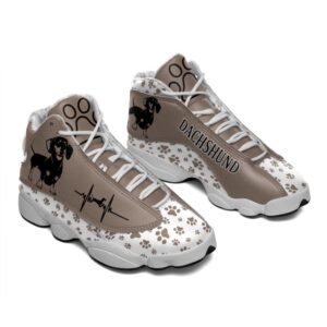 Dachshund Dog Paw Pattern Shoes Sport Sneaker…