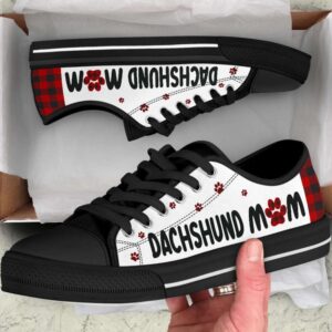 Dachshund Mom Paid Low Top Shoes Canvas Sneakers Casual Shoes Designer Low Top Shoes Low Top Sneakers 2 eucmdt.jpg