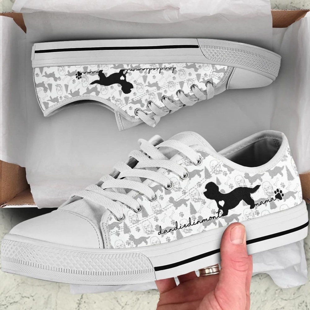 Dandie Dinmont Low Top Shoes, Designer Low Top Shoes, Low Top Sneakers