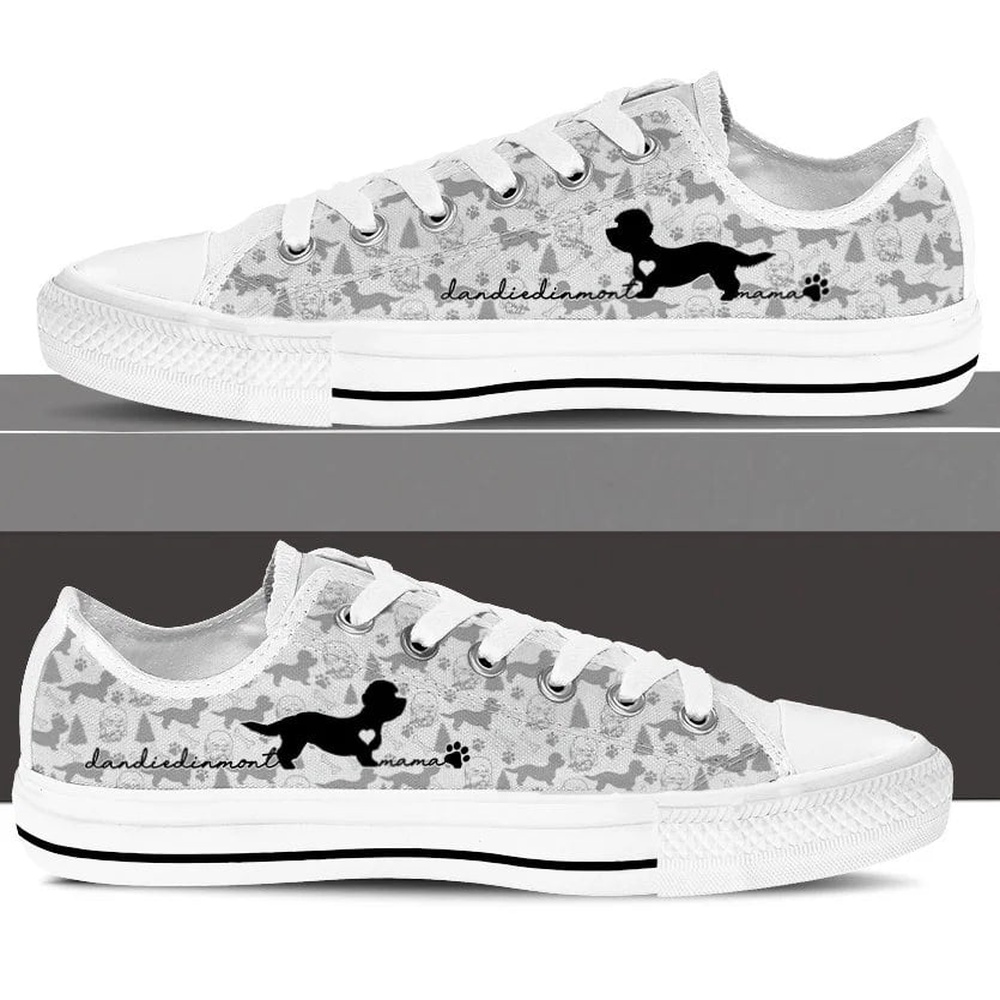 Dandie Dinmont Low Top Shoes, Designer Low Top Shoes, Low Top Sneakers