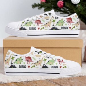 Dinosaur Sneakers For Women and Kids, Fun…
