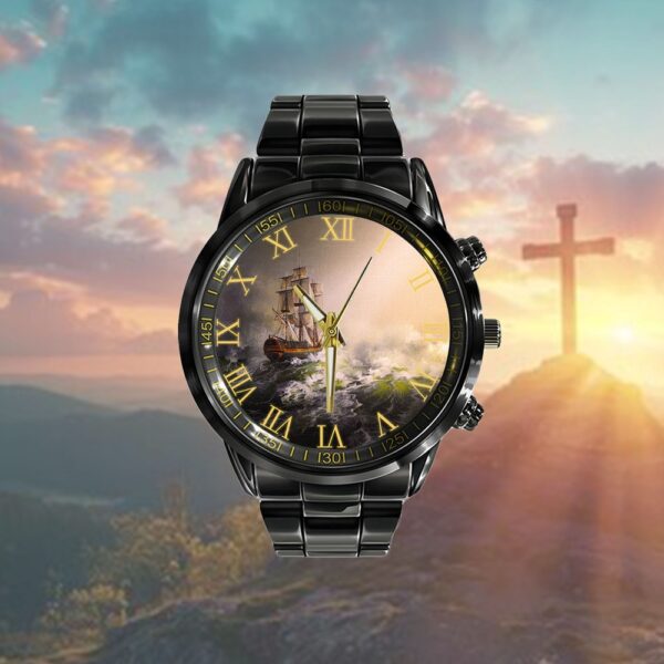Divine Compass Print Watch – Religious Watch Watch, Christian Watch, Religious Watches, Jesus Watch