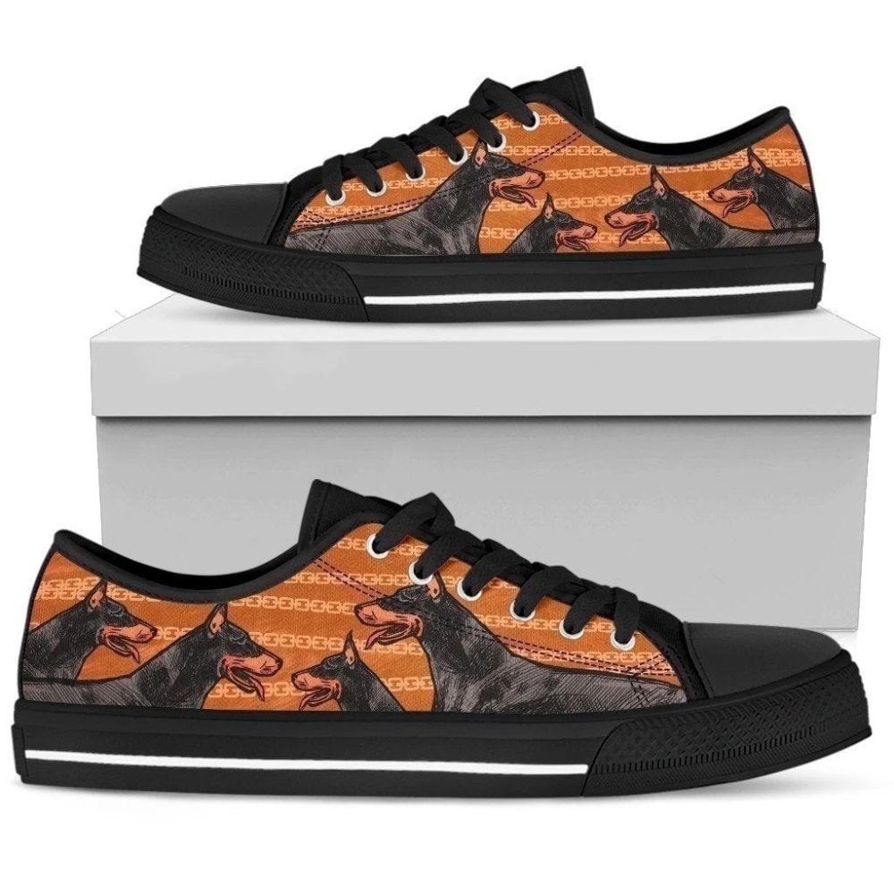 Doberman Dog Lover Women’s Sneakers Low Top Shoes Gift Idea, Designer Low Top Shoes, Low Top Sneakers Doberman Dog Lover Women’s Sneakers Low Top Shoes Gift Idea, Designer Low Top Shoes, Low Top Sneakers