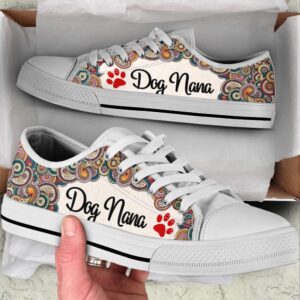 Dog Nana Low Top Shoes Paisley Canvas Shoes Designer Low Top Shoes Low Top Sneakers 2 c1uzdk.jpg