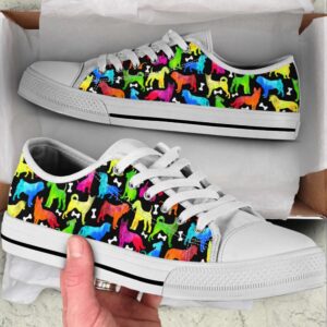 Dog Painting Pattern Low Top Shoes Canvas Shoes Shoes For Dog Lover Designer Low Top Shoes Low Top Sneakers 2 kwxiva.jpg