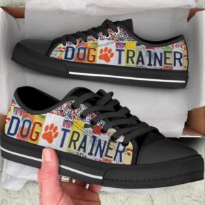 Dog Trainer License Plates Low Top Shoes Canvas Sneakers Casual Shoes Designer Low Top Shoes Low Top Sneakers 1 fpd83i.jpg