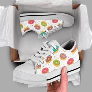 Donut Lover Low Top Shoes, Low Top…