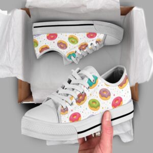 Donut Lover Shoes, Donut Sneakers, Low Top…