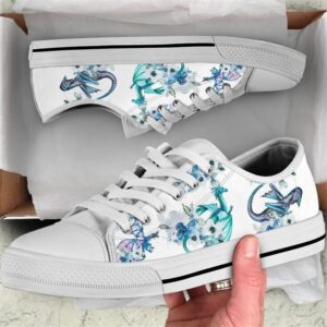 Dragon Watercolor Low Top Shoes, Low Tops,…
