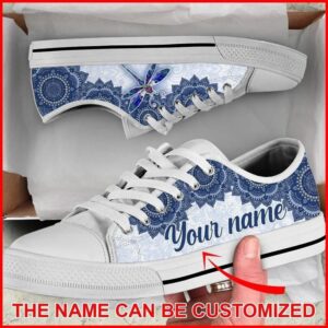 Dragonfly Mandala Luxury Personalized Canvas Low Top Shoes Low Tops Low Top Sneakers 2 vll6jx.jpg